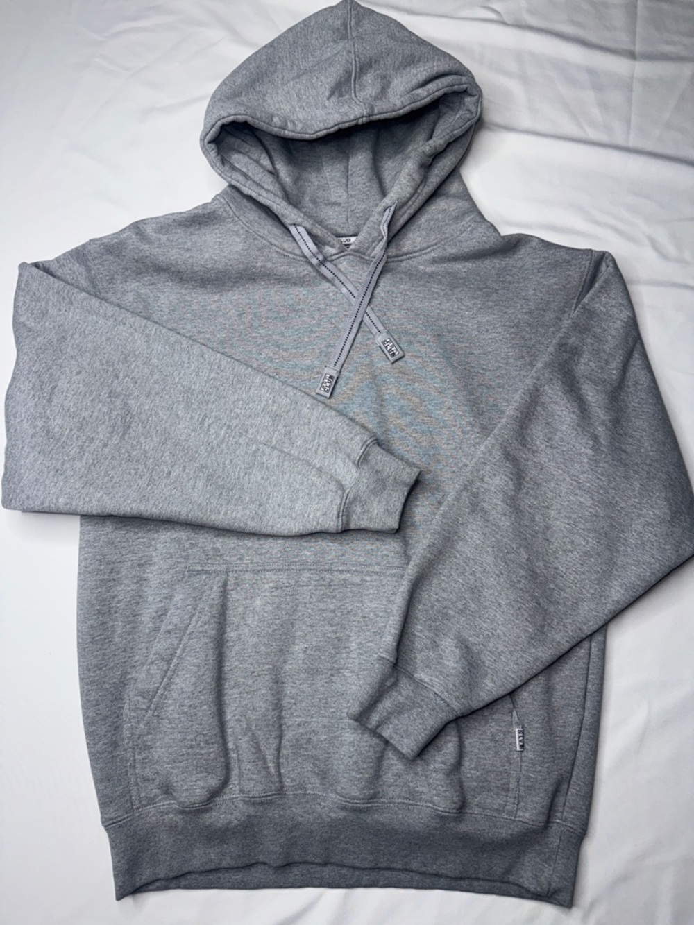 Pro Club Heavy Weight Pullover Hoodie Light Gray Heather Medium Blank Clean